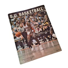 Syracuse 1982 Basketball Game Program Carrier Dome ERich Santifer #40 Vintage