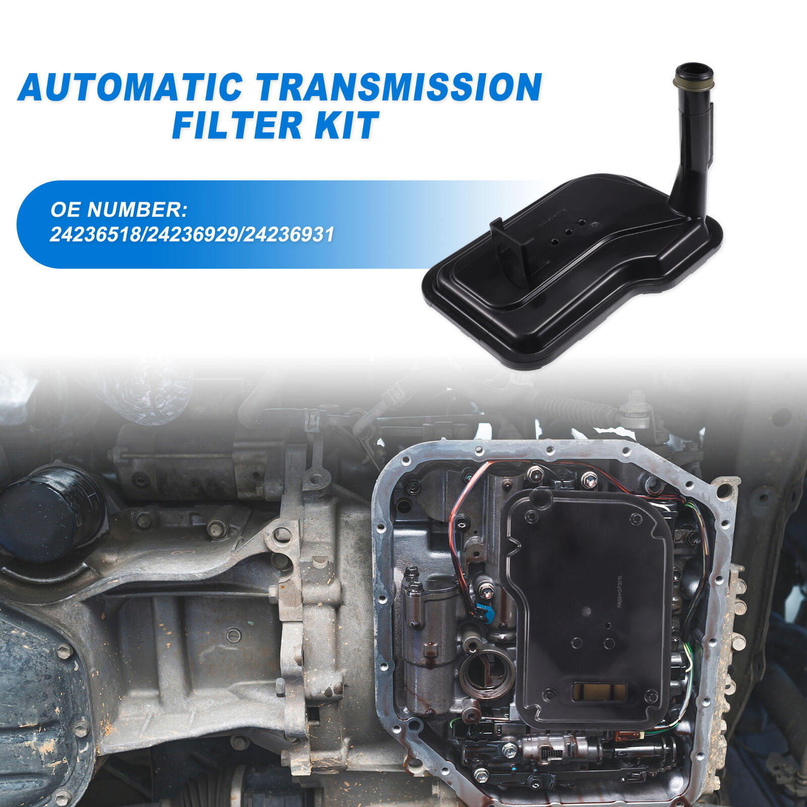 TF913 Transmission Fluid Filter Oil Pan Fit for Chevrolet Camaro No.24236518