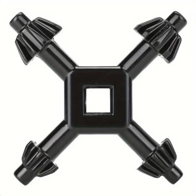 BUYAPART 4 In 1 Drill Chuck Key 1/4", 3/8", 1/2 Durable for Steel Power Tools