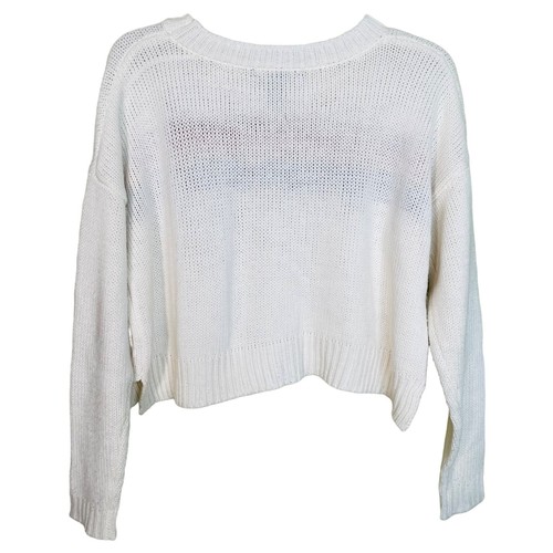 Maglione Forever 21 crema arcobaleno righe panna piccolo oversize crop taglia small - Foto 3 di 6