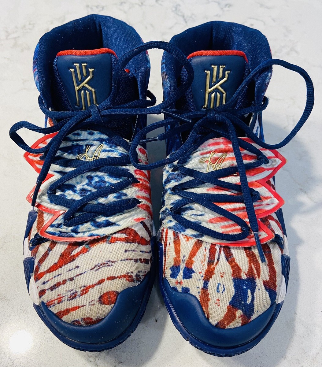 Nike Kyrie Kybrid S2 Tie Die Blue White Gold CV0097 400 Youth Size