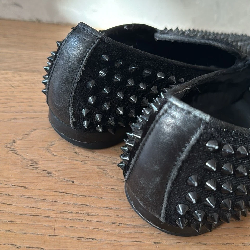 Saks Fifth Avenue Mocasines Hombre Terciopelo con Picos Negro Foto 4 de 4