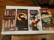 LOT of 4 Playstation PSP MANUAL Only mortal tekken Valhalla twisted