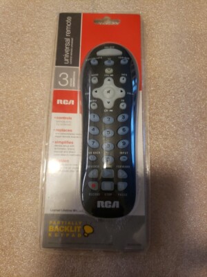 rca universal remote control backlit Keypad