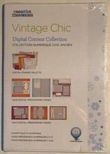 Creative Memories  "Vintage Chic"  Digital Content Collection 4.0  Brand New
