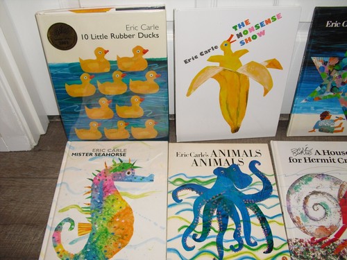 Lot of 12 Eric Carle Books Hardback & Paperback My Cat Brother Bear Dragons - Picture 2 of 5