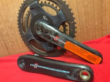 NOS Campagnolo Carbon SRM PM7 crank set crankset 175 53/39 -11s power meter