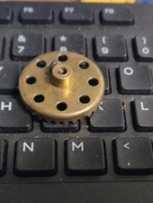 BRASS PLATE CROWN GEAR A.C. GILBERT ERECTOR SET