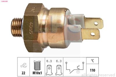 EPS 1.840.085 Temperaturschalter, Kühlmittelwarnlampe für AUDI