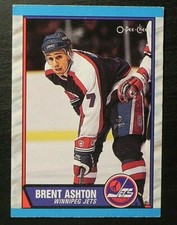 1989-90 89/90 O-Pee-Chee OPC #181 Brent Ashton Winnipeg Jets