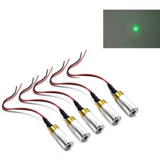 5pcs Industrial 532nm 30mW Green Laser Diode Module Focus Dot Light 3-5V Driver