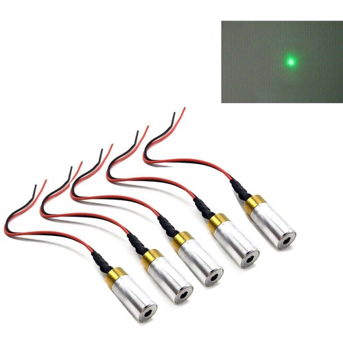 Lot De 5 Modules Laser Vert 532 Nm 30 MW – Alimentation 3-5V – Pour Laboratoire, DIY