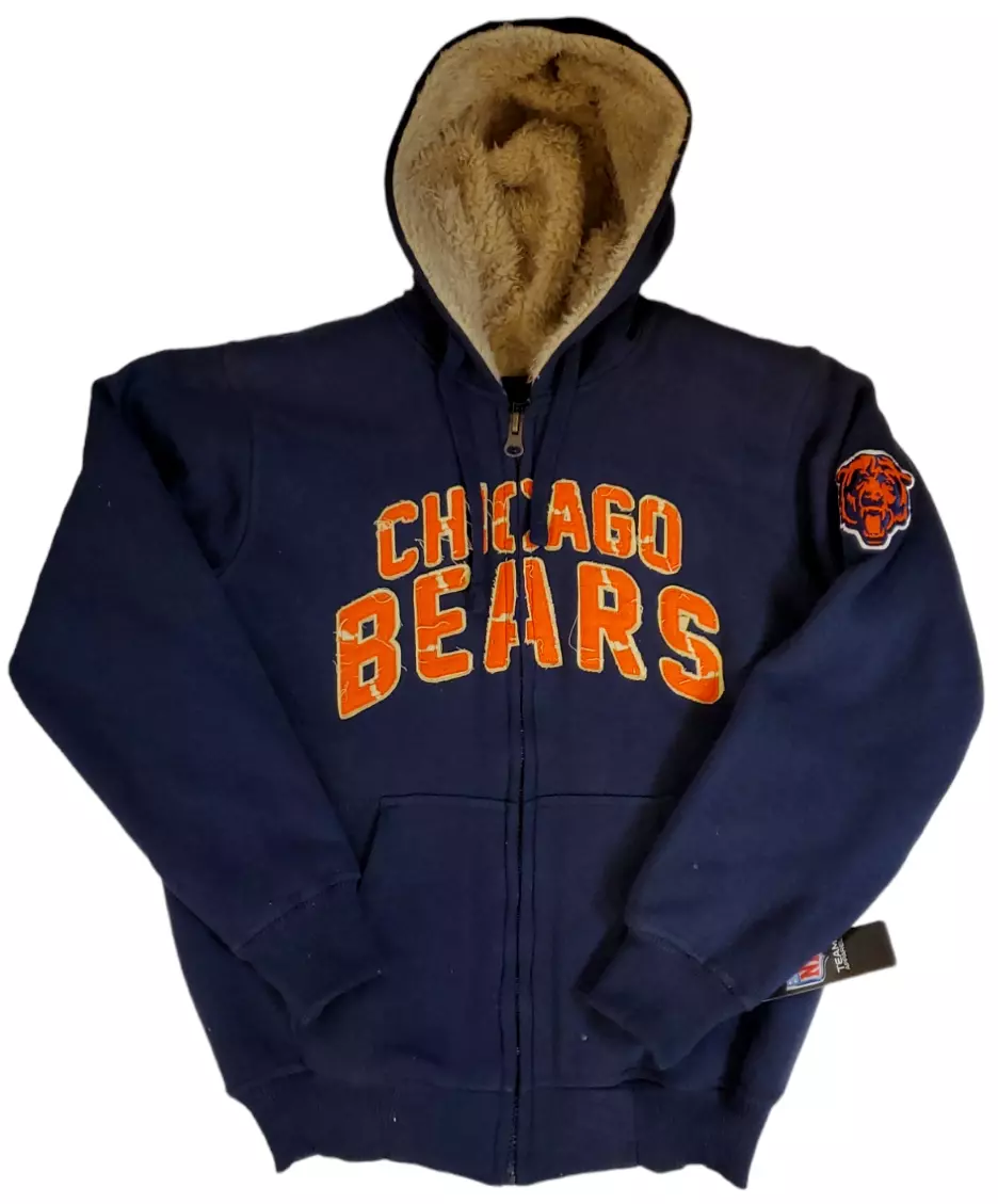 Chicago Bears Heavyweight Full Zip Hoodie Jacket