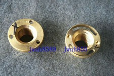 2Pcs Milling Machine X Axis Parts-Longitudinal Brass Feed Nut For CNC MiII Tools