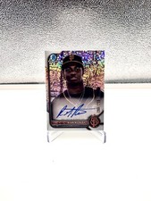 2022 Bowman Chrome 1st Speckle Auto Ryan Reckley /299 Giants SP RC Refractor