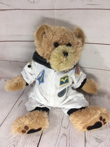 Plush Factory by Legoland Teddy Bear Space Suit Astronaut USA Flag Toy | eBay