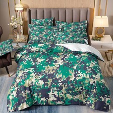 3D Camouflage Series Digital Printing Duvet Cover Pillowcase Bedding