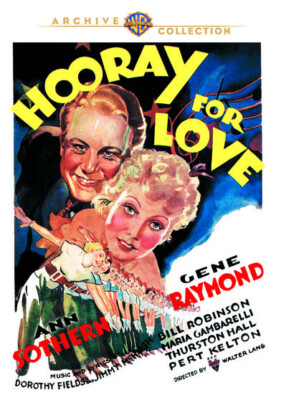 Hooray For Love,New DVD, Maria Gambarelli, Pert Kelton, Thurston Hall, Bill Robi
