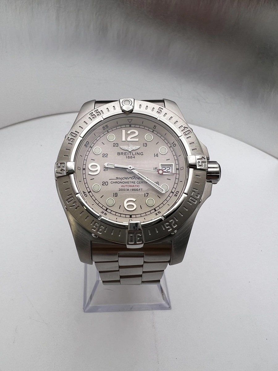 Breitling Superocean 44mm Steelfish Ivory Dial Steel Automatic