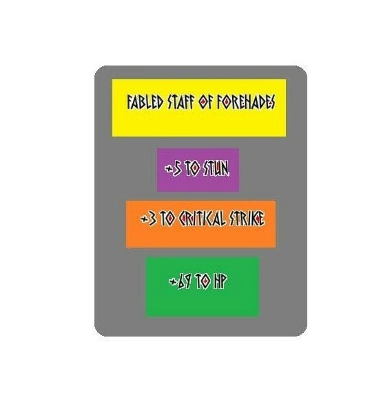 Fabled Staff of Forehades - SpaceBuddees Transcendent Card NFT - Mint 1/1  WAX  - Image 3 of 3