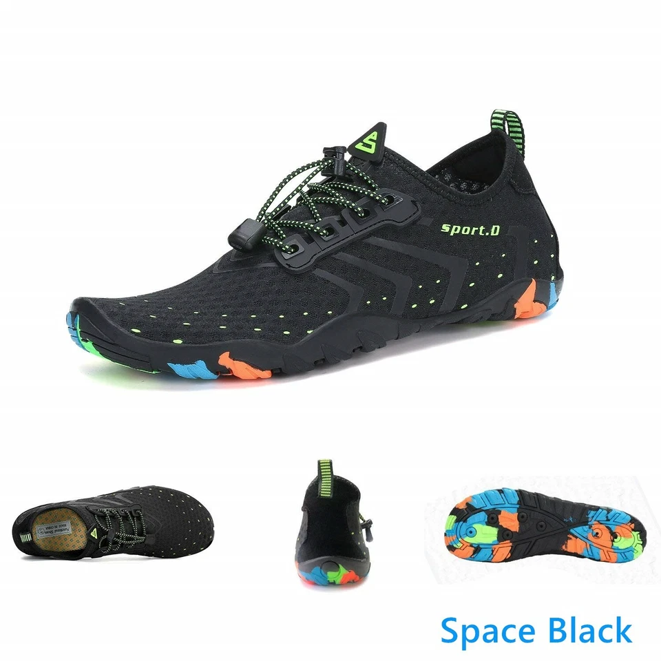 Water Shoes Quick Dry Barefoot for Swim Diving Surf Aqua Sport Beach Vacation - Image 3 of 4