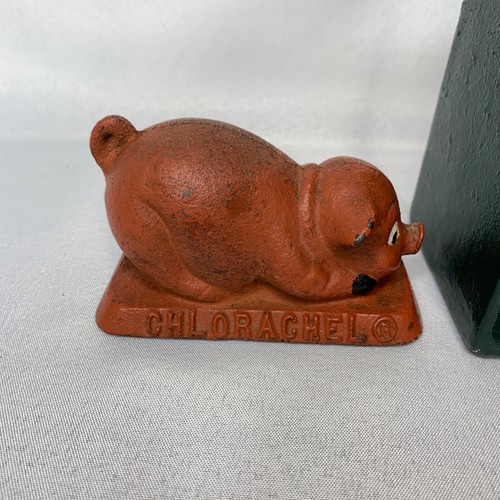 Pig Cast Iron Figurines (2) + Resin Pig Hog Statue Figure (1) Cute!_Lot of 3 - Picture 5 of 10