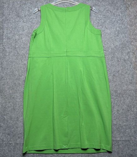 Talbots Dress Womens 18W Green Shift Sleeveless Classic Versatile Career Stretch - Picture 9 of 20