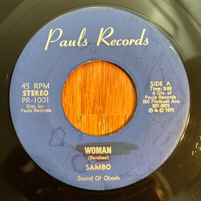 SYNTHESIS INC. Being 45 on Paul's Records 1975 roots dub misprint