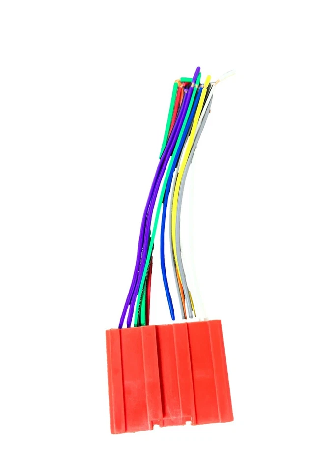 Arnés de cables estéreo para automóvil cableado mercado de accesorios radio instalación enchufe para Mazda Fiat Foto 2 de 4