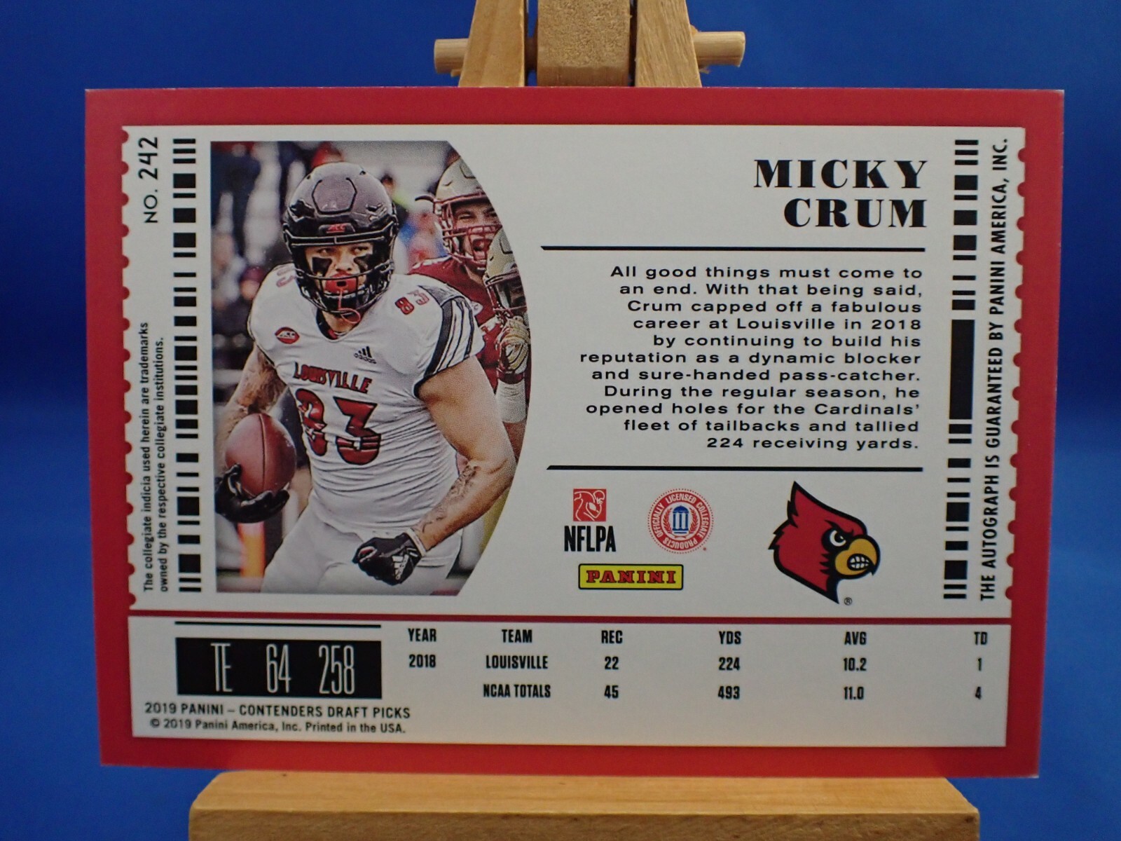 Contenders Draft Picks 2019 RC Rookie College Ticket Autograph Micky ...