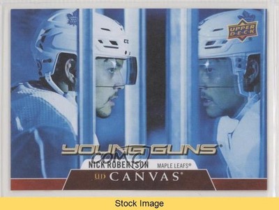 2020-21 Upper Deck UD Canvas Young Guns Nick Robertson #C118 READ 8gi
