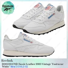 Reebok Classic Leather 1983 Vintage Footwear White 100230470 Men's US4.5-12 NEW