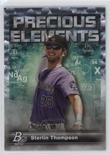 2023 Bowman Platinum Precious Elements Ice Foil 52/75 Sterlin Thompson ni4