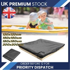 🔥Sandpit Cover Bench Seat Ball Sand Oxford Waterproof Pit Sandbox Square UK