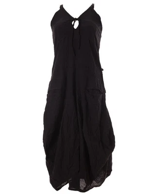 vishes Lagenlook Kleid Ballonkleid Trägerkleid Hippie Strandkleid Sommerkleid - Bild 1 von 2