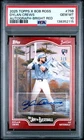2025 Topps X Bob Ross the Joy of Baseball Dylan Crews Auto Bright Red 3/5 PSA 10