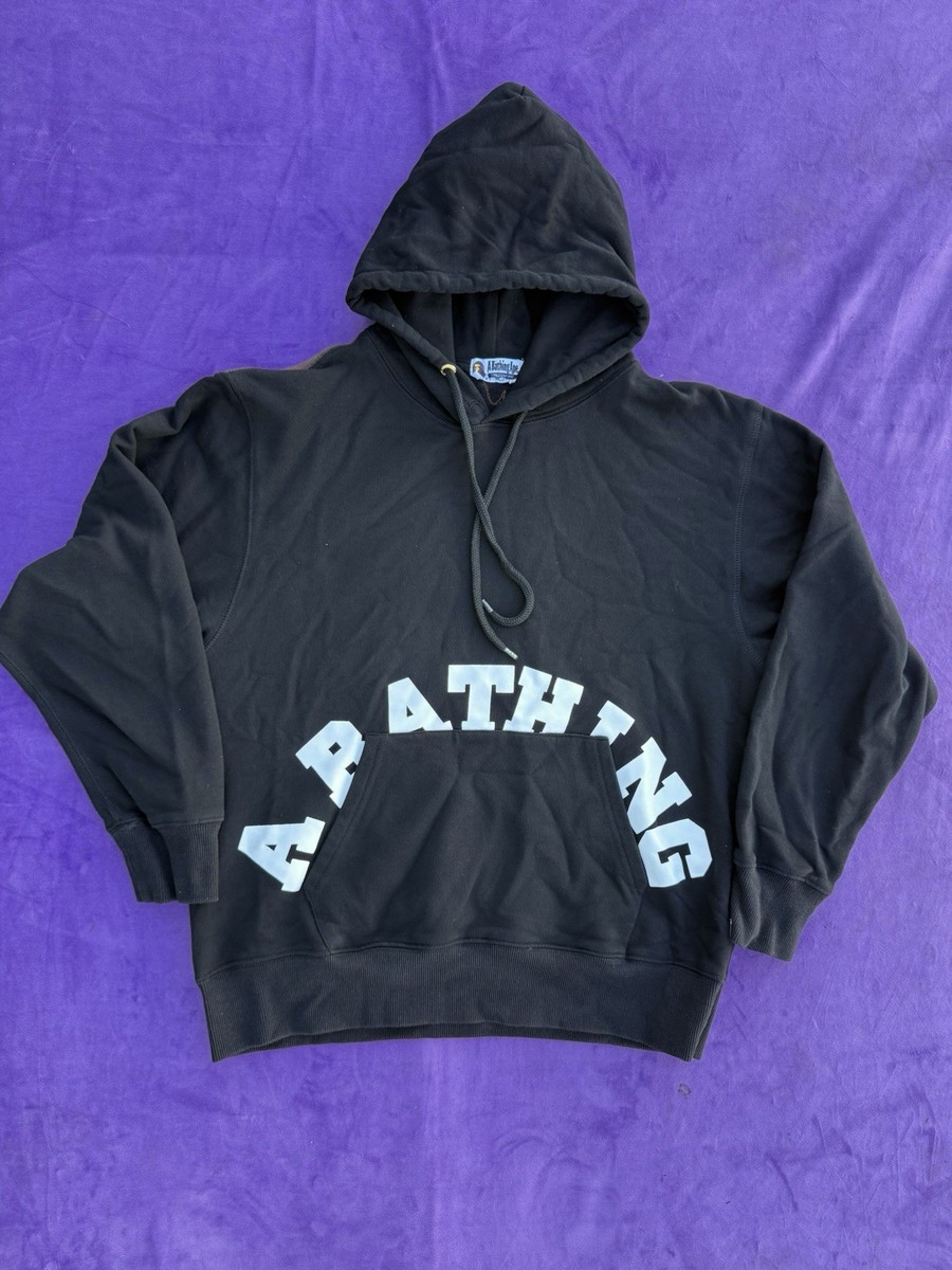 BAPE Giant Ape Head Relaxed Fit Pullover Hoodie Black Size XL | eBay