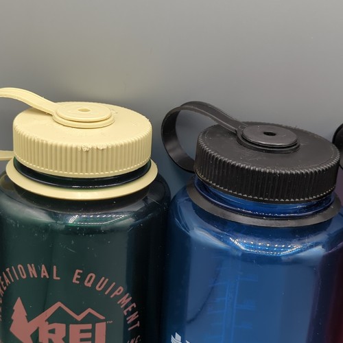 Lote de 4 botellas de agua NALGENE 32 OZ boca ancha REI cooperativa, Northshore hechas en EE. UU. - Imagen 2 de 13