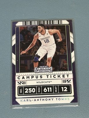 2020-21 Panini Contenders Draft Picks - Variation Karl-Anthony Towns #36 Campus