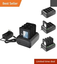 Smart Battery Charging Station for Zebra TC70, TC72, TC75 with Safety Protection