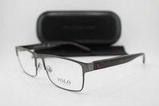 NEW POLO RALPH LAUREN PH 1198 9157 GUNMETAL HAVANA AUTHENTIC EYEGLASSES 56-17