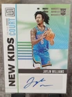 Panini Chronicles New Kids on the Court Jaylin Williams #NKC-JOC Rookie Auto