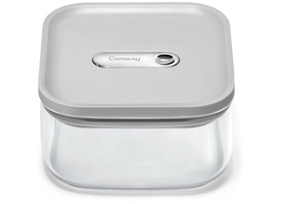 Caraway 1qt Glass Airtight Food Storage Container with Lid; Non-Toxic, BP