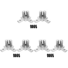  3 Pack Corner Connector Brace U Shaped Bracket Brackets Heavy Duty