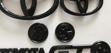 Set Front Rear Fender Emblem Badge For Toyota Gt86 Scion Frs 2017-2020 Black Set Front Rear Fender Emblem Badge For Toyota Gt86 Scion Frs 2017-2020 Black