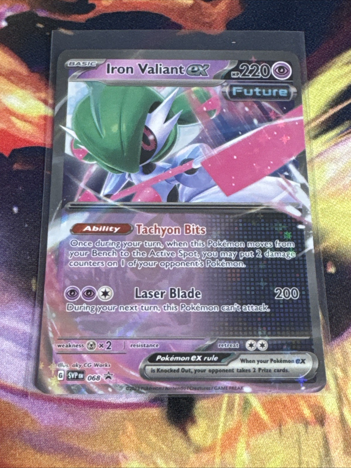 Iron Valiant EX - SVP068 - Black Star Promo - Scarlet & Violet - NM/M