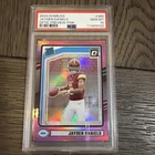 Panini 2024 Donruss Optic Preview Pink Prizm Jayden Daniels RC #389 PSA 10