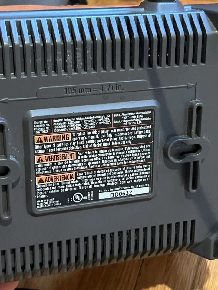 Ridgid Destornillador Hexagonal Inalámbrico Ángulo Recto Recto 9.6V 1/4" R81030 Kit RD DES Foto 3 de 4