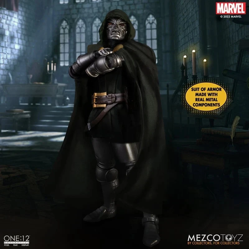 New Mezco Doctor Doom One:12 Collective Action Figure - ReRun CHARGING SOON