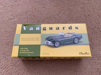 Vanguards Corgi 1:43 Triumph TR4 British Racing Green VA11504